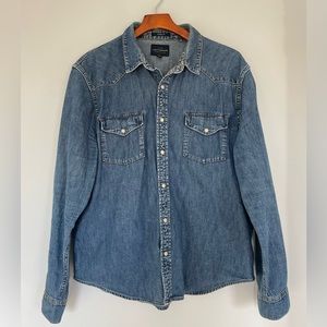 Lucky Brand Men’s Denim Shirt XL